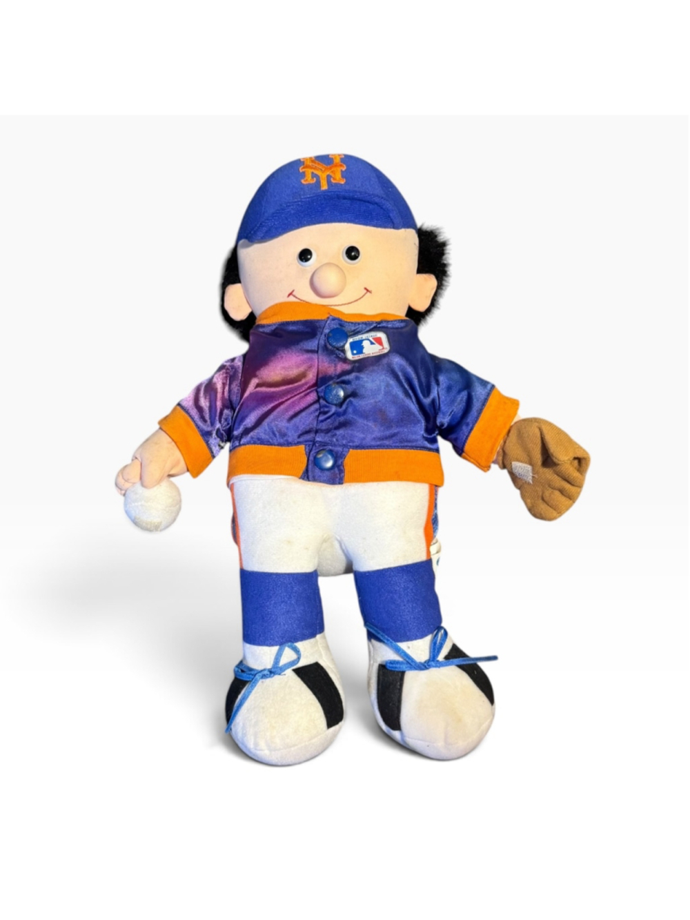 Vintage Vtg 1991 Mlb Baseball New York Mets Stuffed Animal Plush Toy
